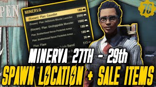 Fallout 76 Minerva Location  September 27th  29th [upl. by Ayocal337]