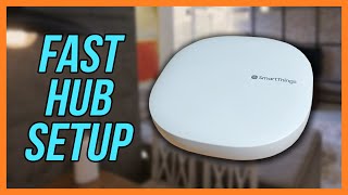 Samsung SmartThings V3 Hub Basic Setup [upl. by Hilda]