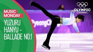 Yuzuru Hanyu performs to Chopins Ballade No 1 at PyeongChang 2018  Music Monday [upl. by Netsoj429]