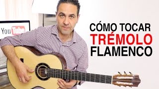 CÓMO TOCAR TRÉMOLO FLAMENCO Jerónimo de Carmen TUTORIAL Guitarraflamenca [upl. by Adnolohs]