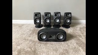 Klipsch Quintet III Home Theater Surround Satellite Speakers [upl. by Aliuqaj]