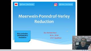 MeerweinPonndrofVerley Reduction [upl. by Atikir]