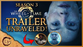 MASSIVE Wheel of Time Season 3Trailer Breakdown Unraveled [upl. by Aerdno]