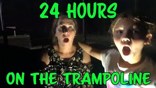 24 Hours Overnight On A Trampoline With Villains Slappy Edition [upl. by Rebliw]