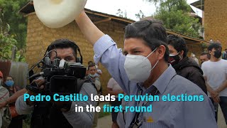 Pedro Castillo leads Peruvian elections in the first round [upl. by Dede101]