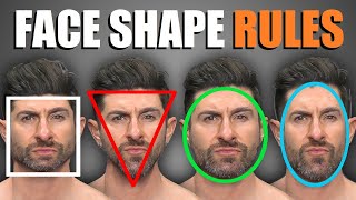 4 Face Shape Rules EVERY GUY SHOULD FOLLOW To Pick The BEST Haircut amp Facial Hair for YOUR Face [upl. by Crispen]