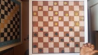 Draughts Game STRATEGY  How to set a Trap DraughtCheckers Game Trap 1 Thunder Strike Version 1 [upl. by Nayek]