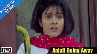 Anjali Going Away  Emotional Scene  Kuch Kuch Hota Hai  Shahrukh Khan Kajol Rani Mukerji [upl. by Eahc955]