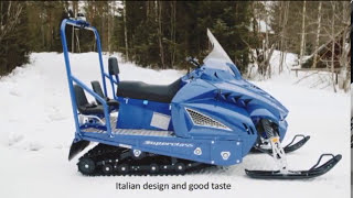 New Alpina Superclass 12L VVT 12V utility dualtrack snowmobile [upl. by Talia42]