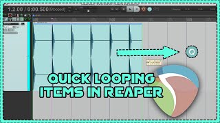 Quick Looping items in REAPER  REAPERDAW Tips and Tricks [upl. by Georas]