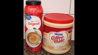 Great Value Coffee Creamer vs Nestle CoffeeMate Blind Taste Test [upl. by Pepin]