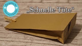 Schnelle Tüte basteln [upl. by Nassah]