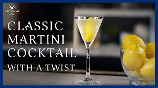 Classic Martini Cocktail With a Twist  Grey Goose Vodka [upl. by Butterworth]