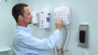 Installation of Electric Tankless Water Heater [upl. by Eeldivad]