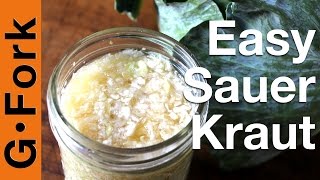 Easy Sauerkraut Recipe  GardenFork [upl. by Everara72]