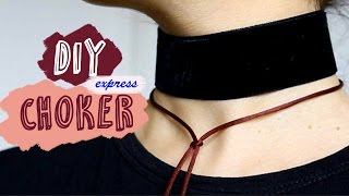 Como hacer tus propios collares tipo Choker  DIY Chokers [upl. by Ibor]