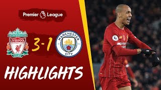 Liverpool 31 Man City  Fabinhos stunner helps Reds beat City  Highlights [upl. by Nibla]