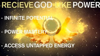 RECIEVE GOD LIKE POWER SUBLIMINAL Absolute Strength Speed and Desired Powers [upl. by Asiel434]