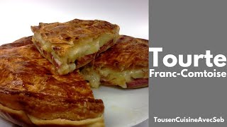 TOURTE FRANCCOMTOISE Tous en cuisine avec Seb [upl. by Oguh]