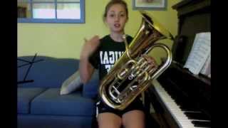 How to Play the Baritone Euphonium [upl. by Webster]