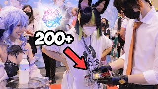 I Asked 200 Genshin Impact Cosplayers to Wish [upl. by Atteuqaj]