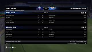 IPL T20 Lucknow SuperGiants vs Delhi Capitals [upl. by Siahc]