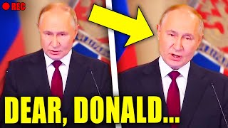 WATCH PUTIN ISSUE TERRIFYING WARNING TO TRUMP [upl. by Modie]