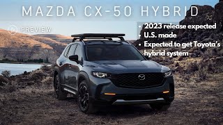 New Mazda CX50 Hybrid Everything you need to know [upl. by Klinges]