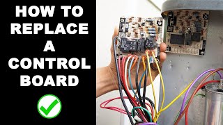 How To Replace Air Conditioner or Furnace Control Board [upl. by Sira585]