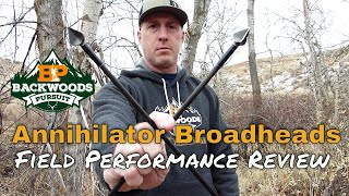 Annihilator Broadheads Review Broadhead Testing Videos [upl. by Yttel364]