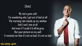 Eminem  Stan ft Dido Lyrics [upl. by Ayadahs]