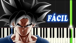 ULTRA INSTINCT  DBS  FACIL  Piano Tutorial [upl. by Sherye]