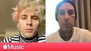 Machine Gun Kelly and Travis Barker ‘Tickets to My Downfall’ and Working With Halsey  Apple Music [upl. by Yorel]