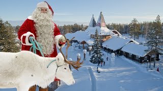 Best of videos of Santa Claus Village 🦌🎅🎄 Rovaniemi Lapland Father Christmas Finland Arctic Circle [upl. by Annoiek]