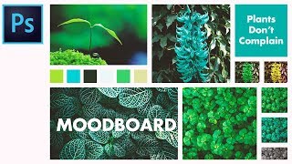 How To Make a Moodboard in Photoshop  Basic Tutorial [upl. by Noraf]