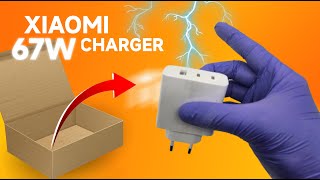 Xiaomi 67 W GaN Charger Unboxing  ASMR [upl. by Millicent154]