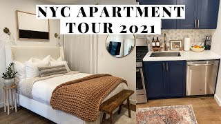 My Studio Apartment Tour  400 Sq ft in NYC [upl. by Karr]