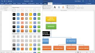 COMO HACER UN ORGANIGRAMA EN WORD [upl. by Bound]