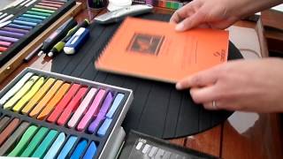 Tuto Comment utiliser les pastels secs  Partie 1 sur 2 [upl. by Atinid]