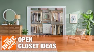 Open Closet Ideas  The Home Depot [upl. by Harlan]