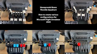 MSFS 2020 Honeycomb Bravo Throttle Quadrant 5 Configurations [upl. by Hesta]