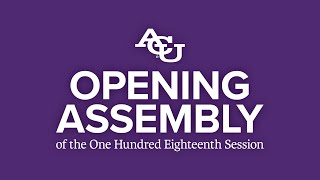 Opening Assembly 2023  Abilene Christian University [upl. by Fifi820]