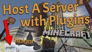 How To Make A Minecraft Spigot Server With Plugins [upl. by Aerdnaid242]