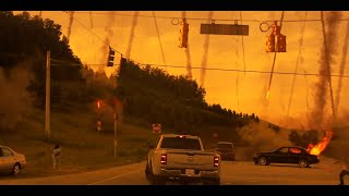 Greenland Comet shower Scene  HD clip [upl. by Yttik]