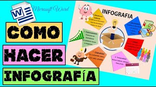 CÓMO HACER UNA INFOGRAFÍA EN WORD ✅ EN 5 MINUTOS✨ [upl. by Ayatnwahs]