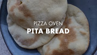 Pita Bread Recipe in a Pizza Oven [upl. by Anear]