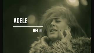 Adele Hello ∣ Türkçe Ve İngilizce Sözleri  Lyrics   Turkish And English Subtitle [upl. by Cutcheon409]