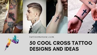 50 Cool Cross Tattoo Designs and Ideas [upl. by Hodosh]