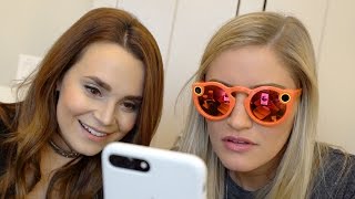 Snapchat Spectacles Unboxing and review  iJustine [upl. by Aikehs116]