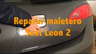 Reparar cerradura maletero Seat Leon 2 [upl. by Lemay866]